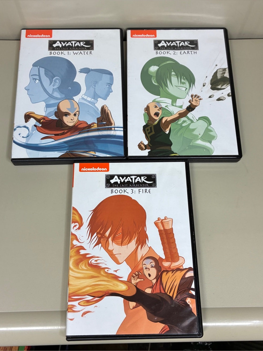 Avatar The Last Airbender Complete Series DVD Set Books 1 2 3 Nickelodeon